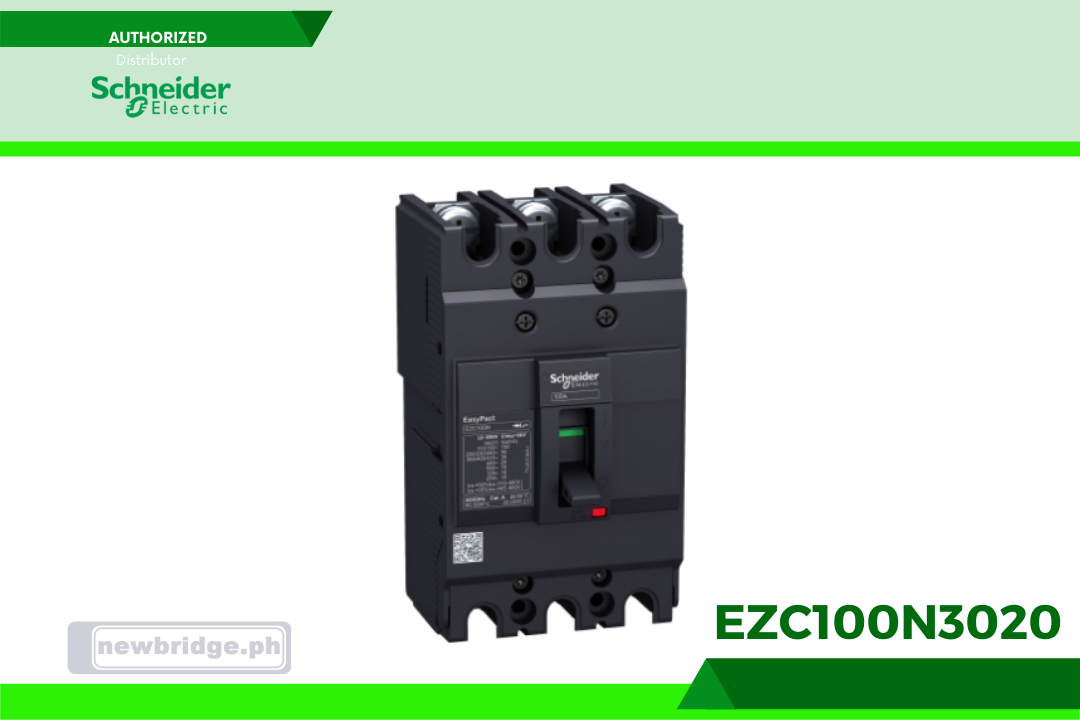 EZC100N3020 - Moulded Case Circuit Breaker 3Poles 20amps