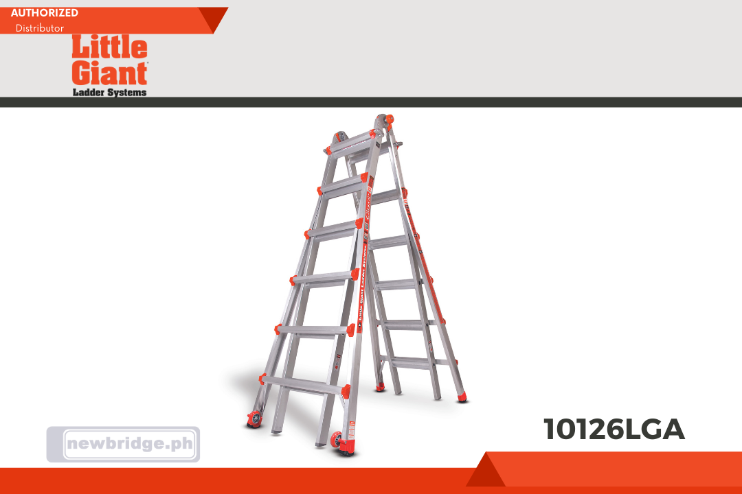10126LG CLASSIC CLASSIC, Model 26 - ANSI Type IA - 300 lb Rated, Aluminum Articulated Extendable Ladder