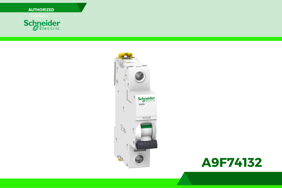 A9F74132- iC60N - miniature circuit breaker - 1P - 32A - C curve