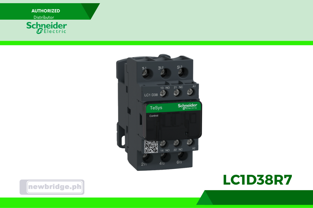 TeSys D contactor - 3P(3 NO) - AC-3 - <= 440 V 38 A - 440 V AC 50/60 Hz coil
