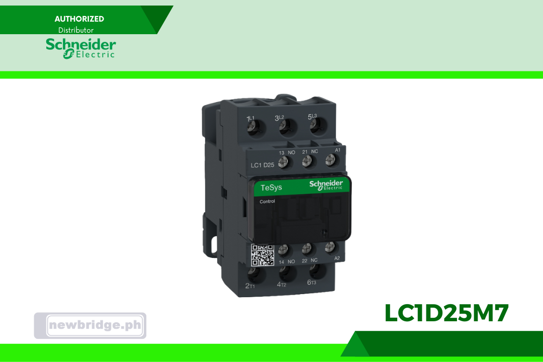 TeSys D contactor - 3P(3 NO) - AC-3 - <= 440 V 25 A - 220 V AC coil