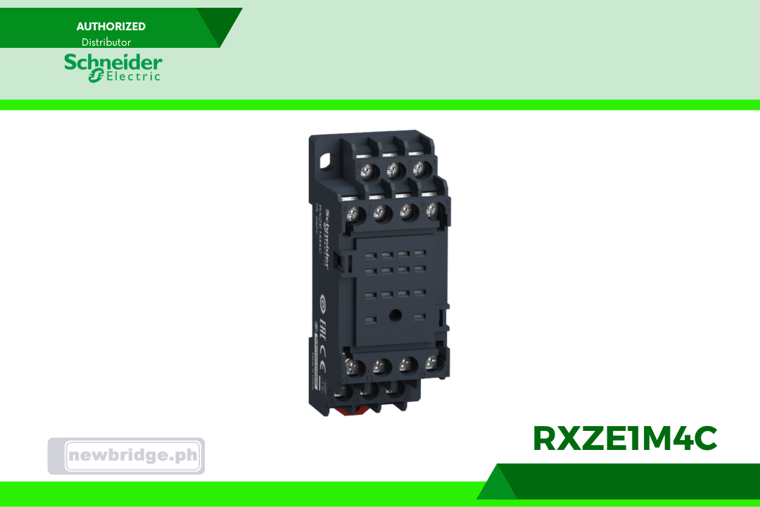 socket RXZ -mixed contact - 7 A - 250 V - screw clamp - for relay RXM2.., RXM4..