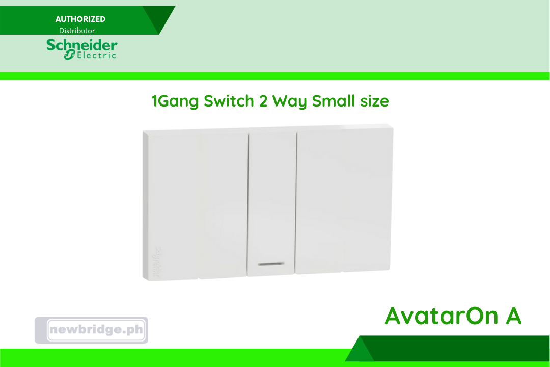 AvatarOn A 1 gang Switch - 2Way, S size White