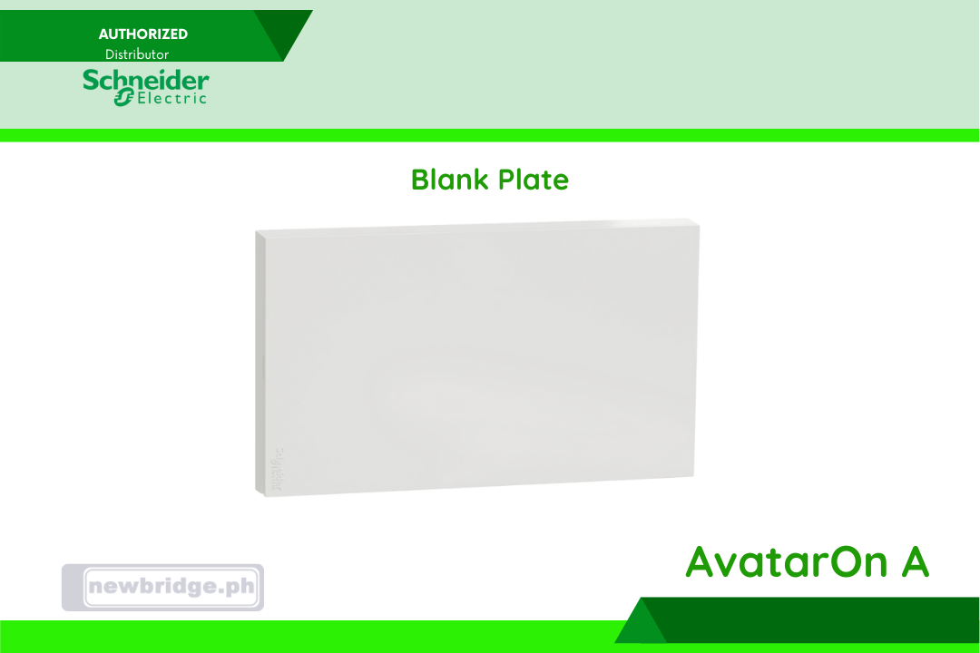 AvatarOn A Blank Plate, 1G, White (M3T01BP_WE)