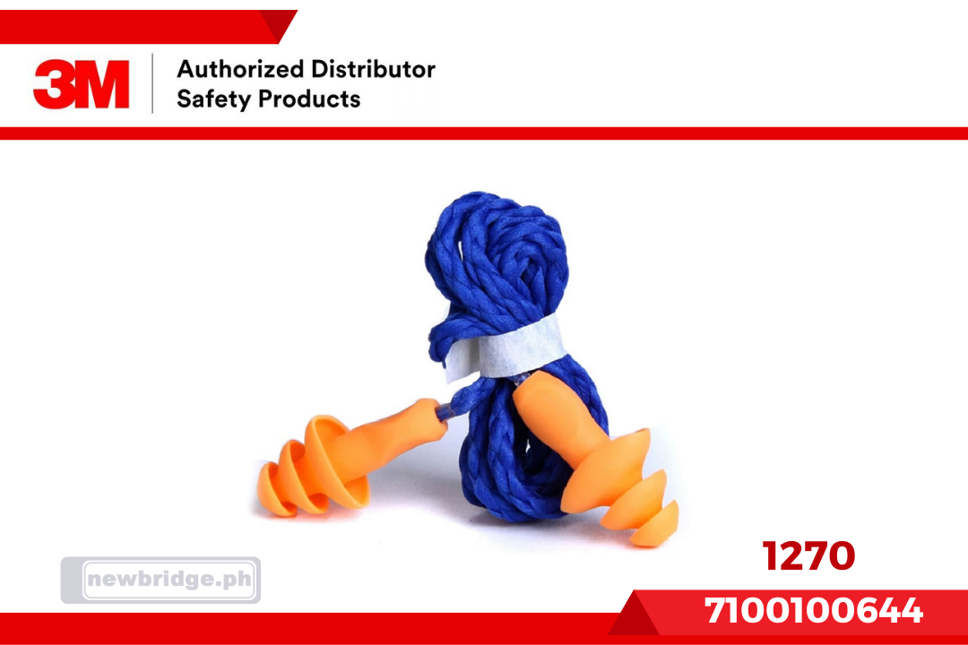 1270 3M™ Reusable Ear Plug, Corded, 7100100644