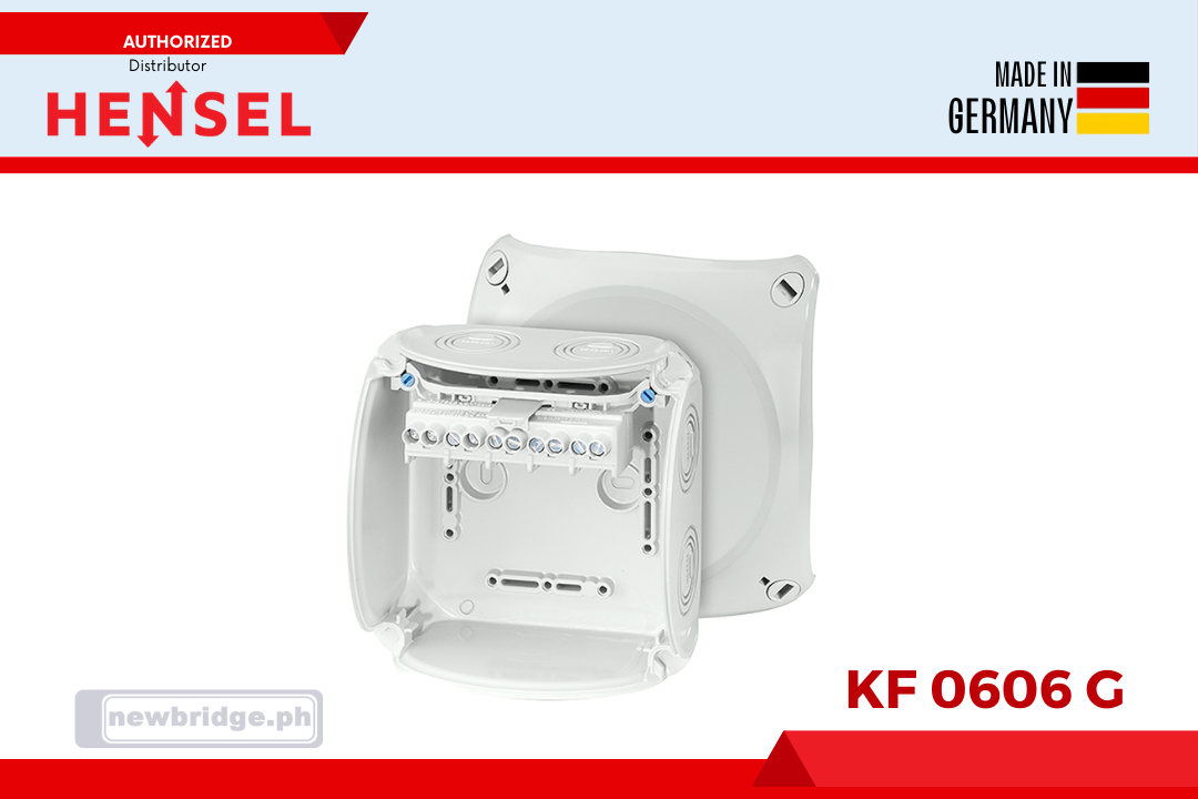 KF 0606 G "Cable junction box  ”Weatherproof“ for outdoor installation"