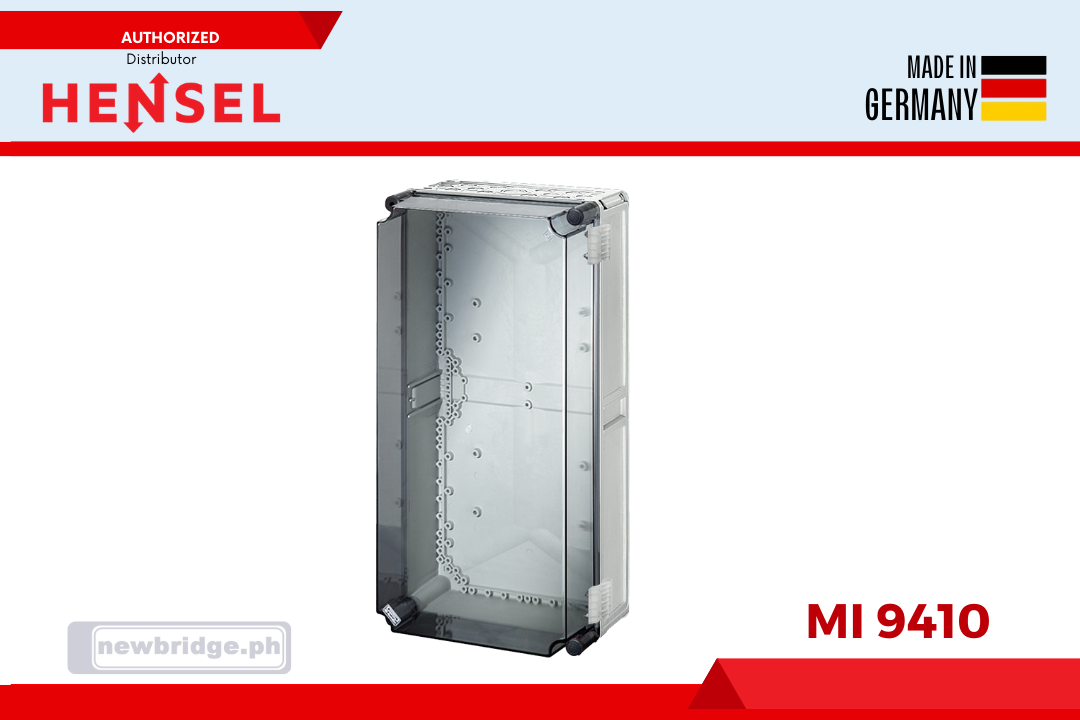 Mi 9410 Empty boxes with hinged lid, with transparent IP65