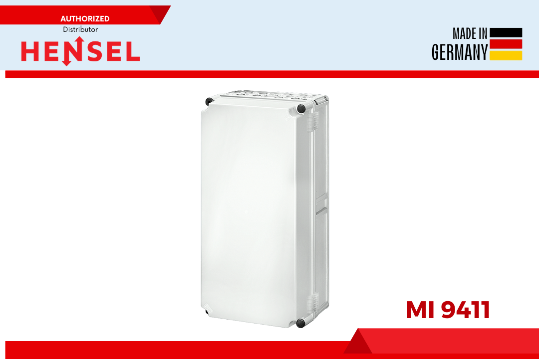 Mi 9411 Empty boxes with hinged lid, opaque IP65